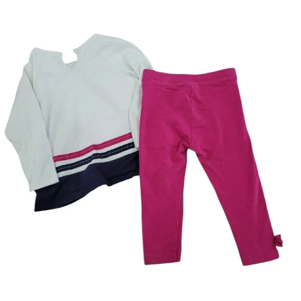 2pc colorblock pant set